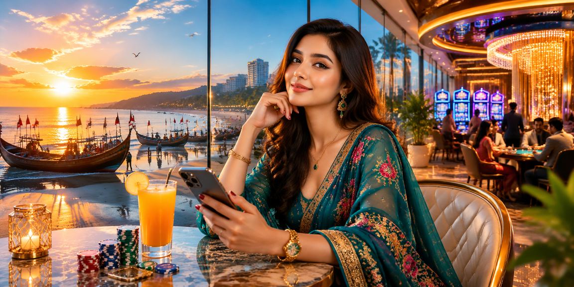 কক্সবাজার মোবাইল ক্যাসিনো সেশন একটি খেলোয়াড়ের সঙ্গে